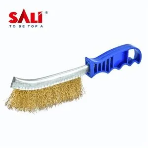 Brosse à couteau avec poignée en plastique